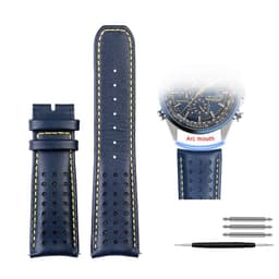 image-Zhuolei Leather Watchband - High Quality Steel Clasp - 19cm Length