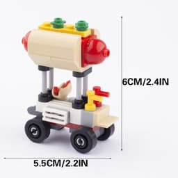 image-BRICKPANDA Mini City Model Building Blocks - Fun DIY Toy for Kids