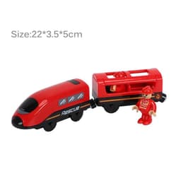 image-Electric Train Set for Wooden Railway - Fun Gift for Children