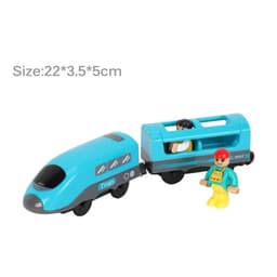 image-Electric Train Set for Wooden Railway - Fun Gift for Children