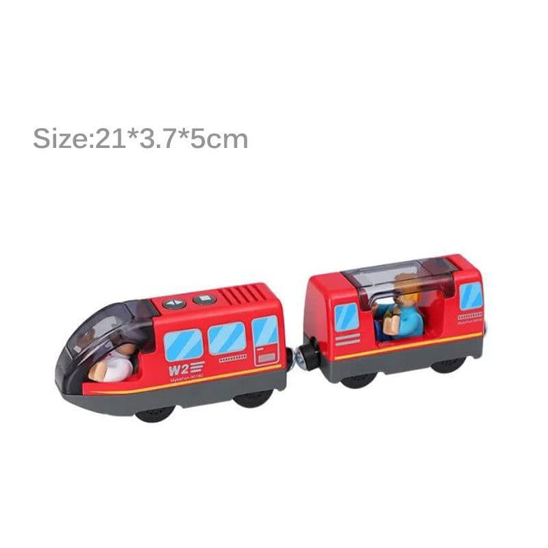 image-Electric Train Set for Wooden Railway - Fun Gift for Children