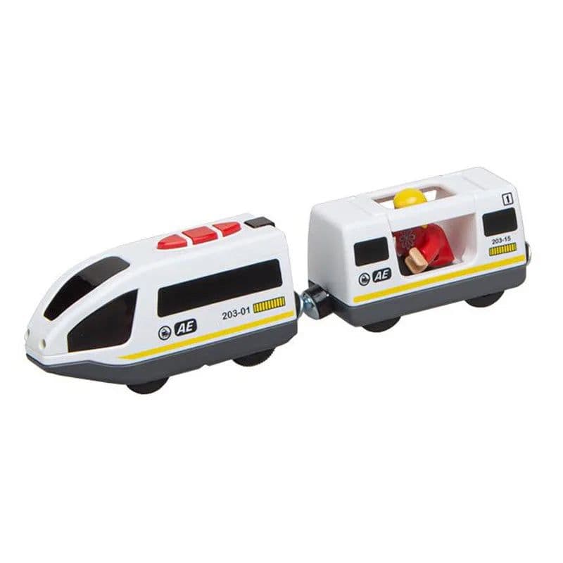 image-Electric Train Set for Wooden Railway - Fun Gift for Children
