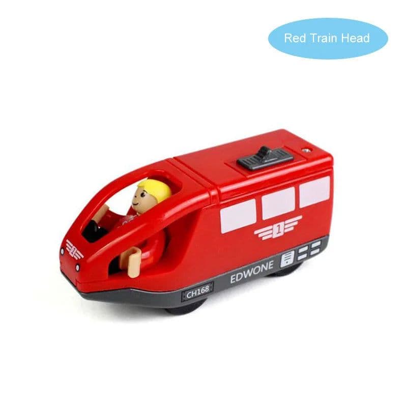 image-Electric Train Set for Wooden Railway - Fun Gift for Children