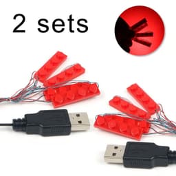 image-KIMIFUN USB LED Lights for LEGO Sets - Easy Installation & Fantastic Illumination