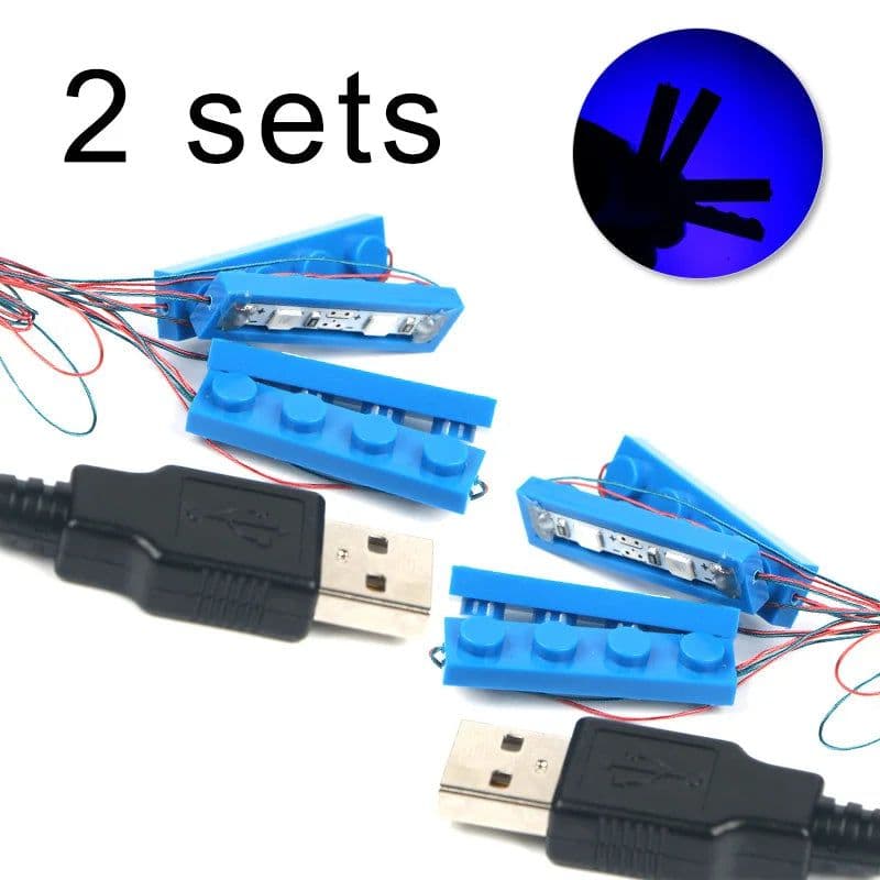 image-KIMIFUN USB LED Lights for LEGO Sets - Easy Installation & Fantastic Illumination