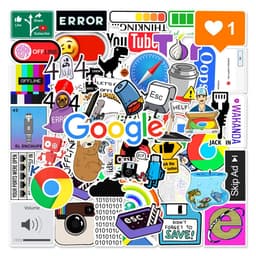image-MINISO Waterproof PVC Stickers – Durable Aesthetic Designs for All Uses