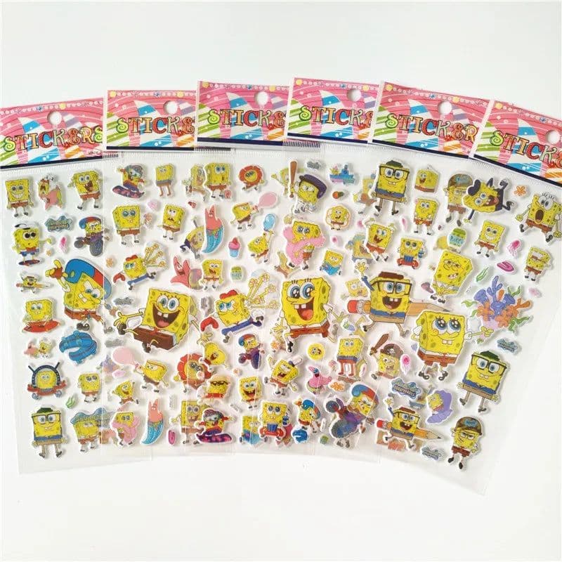 image-HZFZ Cartoon Anime Pony Stickers - Colourful & Reusable for Kids