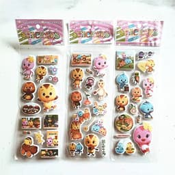 image-HZFZ Cartoon Anime Pony Stickers - Colourful & Reusable for Kids
