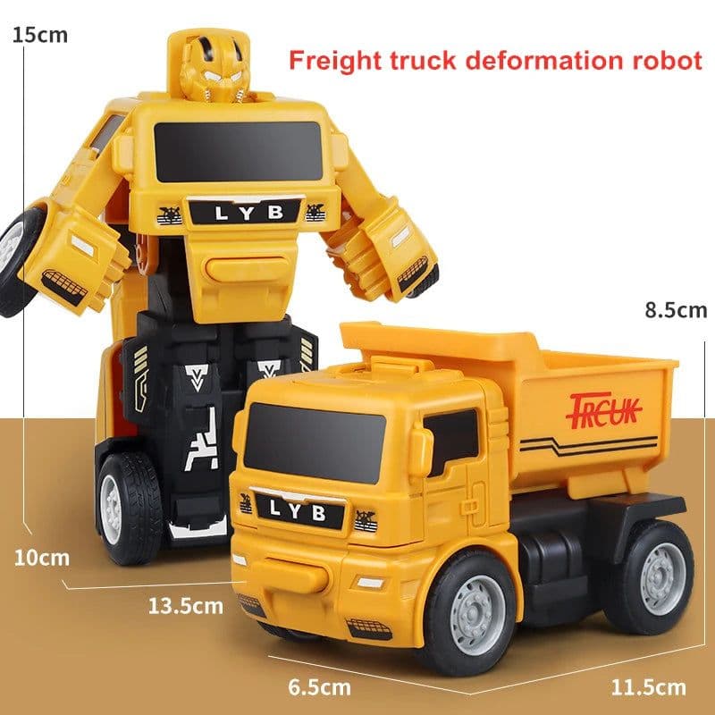 image-Transforming Robot Truck Toys for Kids - Fun Educational Gifts