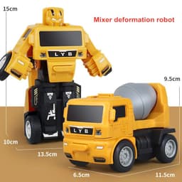 image-Transforming Robot Truck Toys for Kids - Fun Educational Gifts