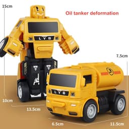 image-Transforming Robot Truck Toys for Kids - Fun Educational Gifts