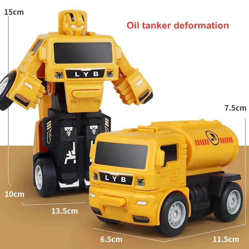 image-Transforming Robot Truck Toys for Kids - Fun Educational Gifts