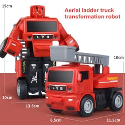 image-Transforming Robot Truck Toys for Kids - Fun Educational Gifts