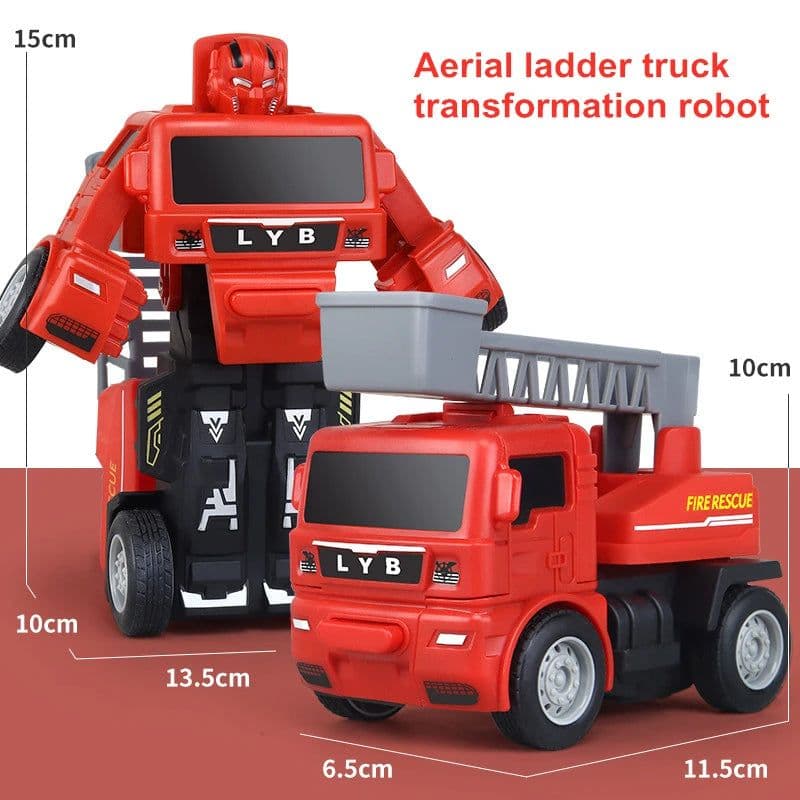 image-Transforming Robot Truck Toys for Kids - Fun Educational Gifts