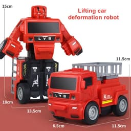image-Transforming Robot Truck Toys for Kids - Fun Educational Gifts