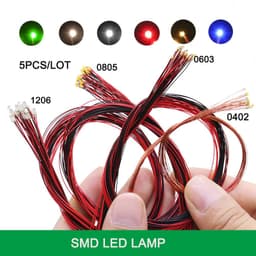 image-Durable SMD LED Lights with Multiple Colours - 5 Pieces for Custom Projects