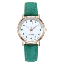 image-DQG Retro Luminous Quartz Watch with Diamond-Studded Belt for Women