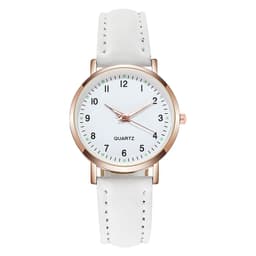 image-DQG Retro Luminous Quartz Watch with Diamond-Studded Belt for Women
