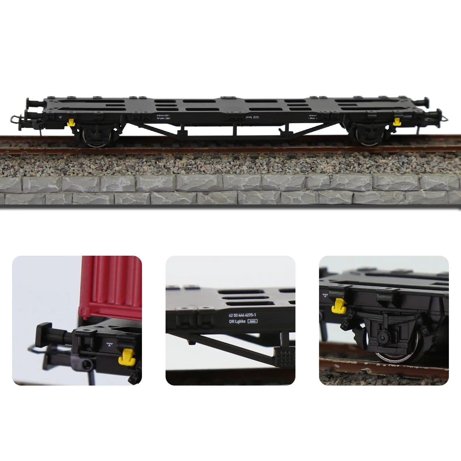 image-Evemodel HO Scale Flat Car - Custom Logo Option for Train Enthusiasts