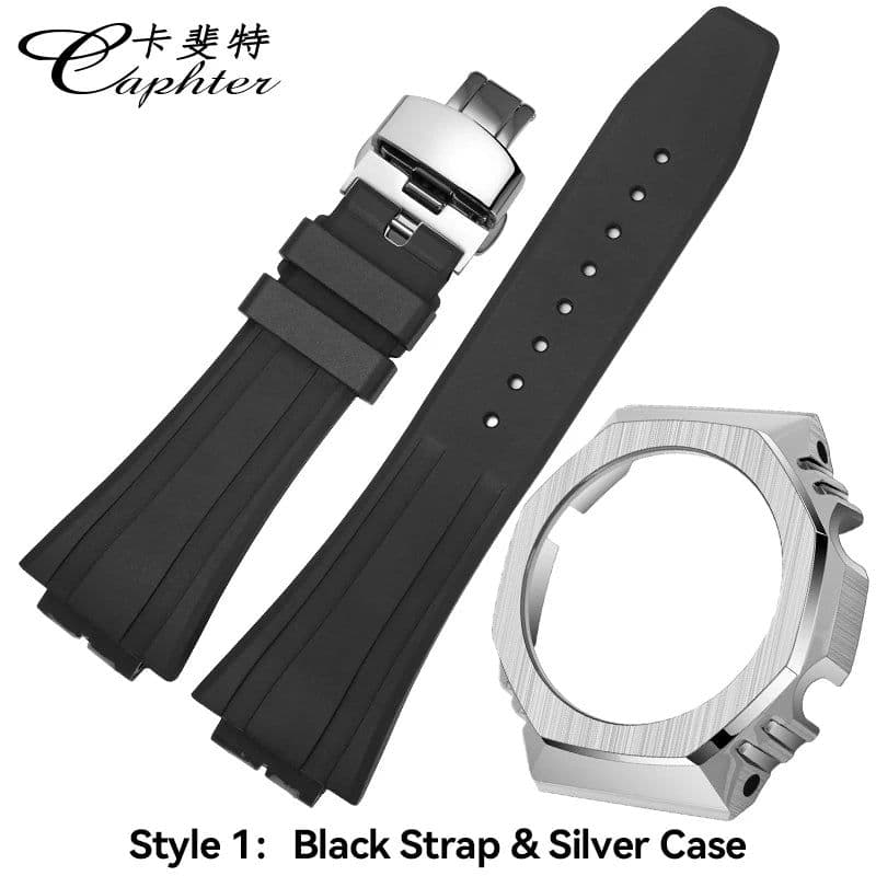 image-Caphter GA-2100 Mod Kit - Stainless Steel Upgrade for Watch Case & Strap