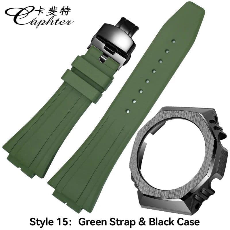 image-Caphter GA-2100 Mod Kit - Stainless Steel Upgrade for Watch Case & Strap
