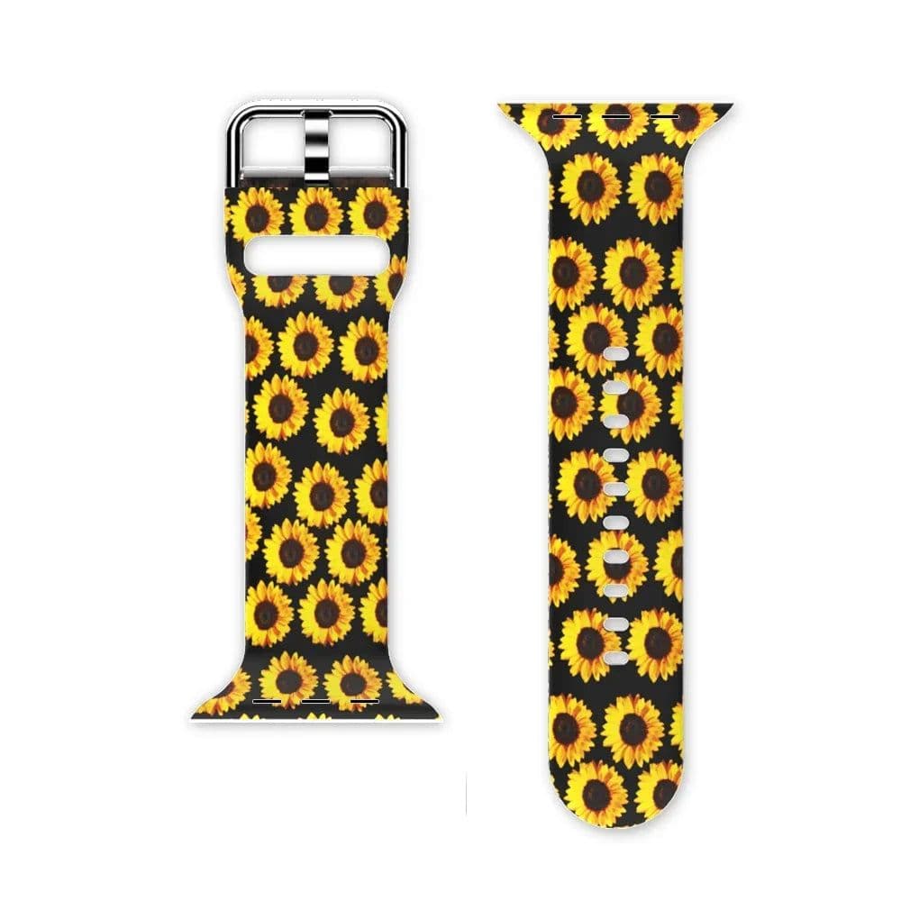 image-Mptionx Silicone Sport Bands for Apple Watch Series 1-7 - Stylish & Durable