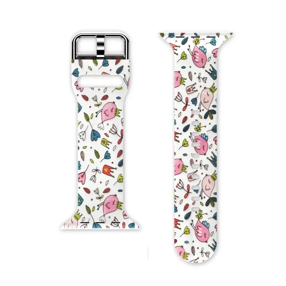 image-Mptionx Silicone Sport Bands for Apple Watch Series 1-7 - Stylish & Durable