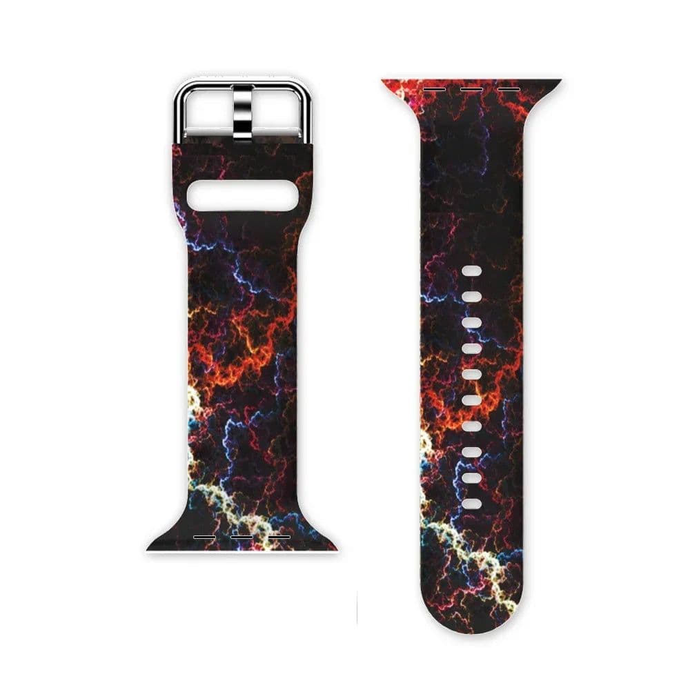 image-Mptionx Silicone Sport Bands for Apple Watch Series 1-7 - Stylish & Durable