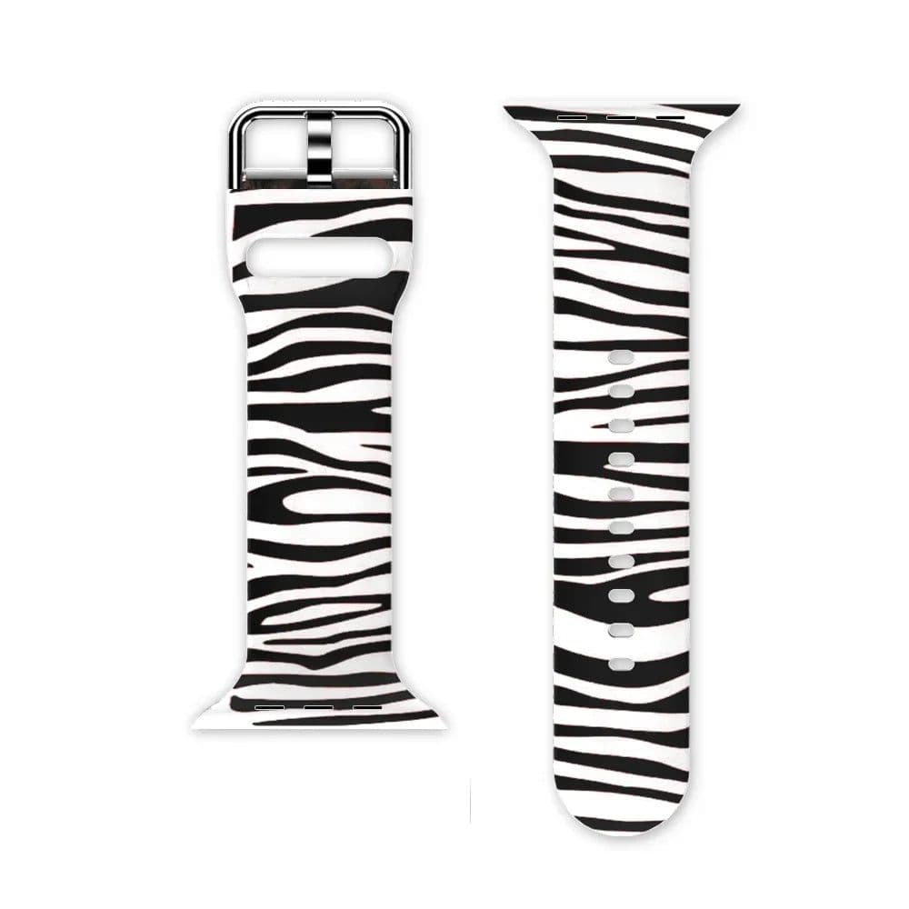 image-Mptionx Silicone Sport Bands for Apple Watch Series 1-7 - Stylish & Durable