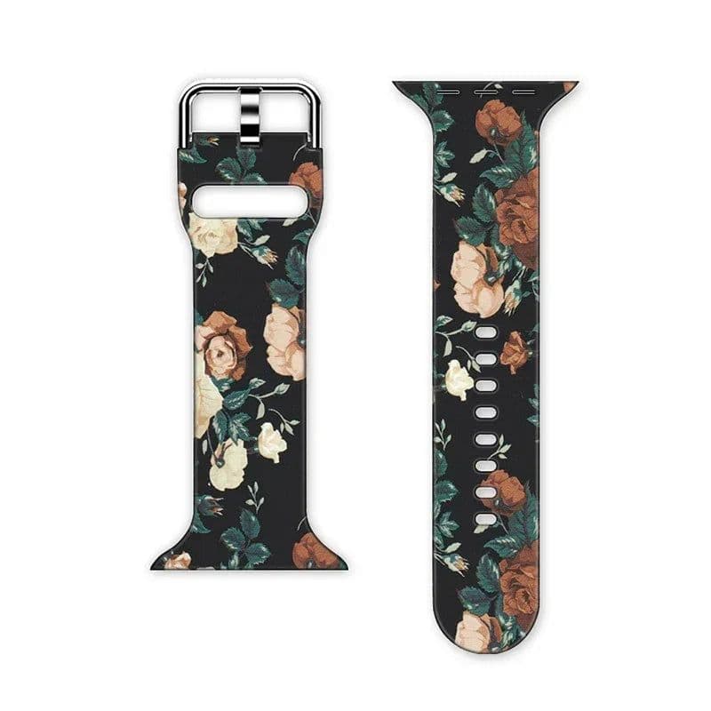 image-Mptionx Silicone Sport Bands for Apple Watch Series 1-7 - Stylish & Durable
