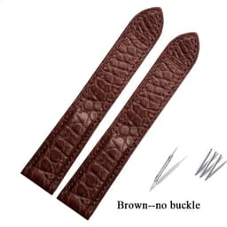 image-Premium Alligator Leather Watch Band for TANk SOLO - Durable & Stylish Accessory