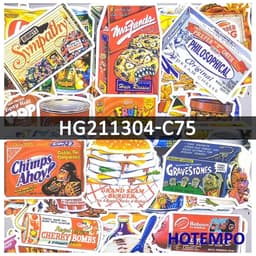 image-HOTEMPO Multicolour PVC Stickers - High-Quality Art for Various Surfaces