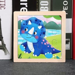 image-YunDuo Baby 3D Wooden Animal Puzzle - Educational Toy for Children