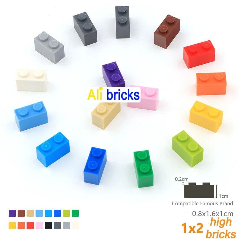 image-JIAJIALE Self-Locking Building Blocks - Durable ABS Plastic - Creative Fun