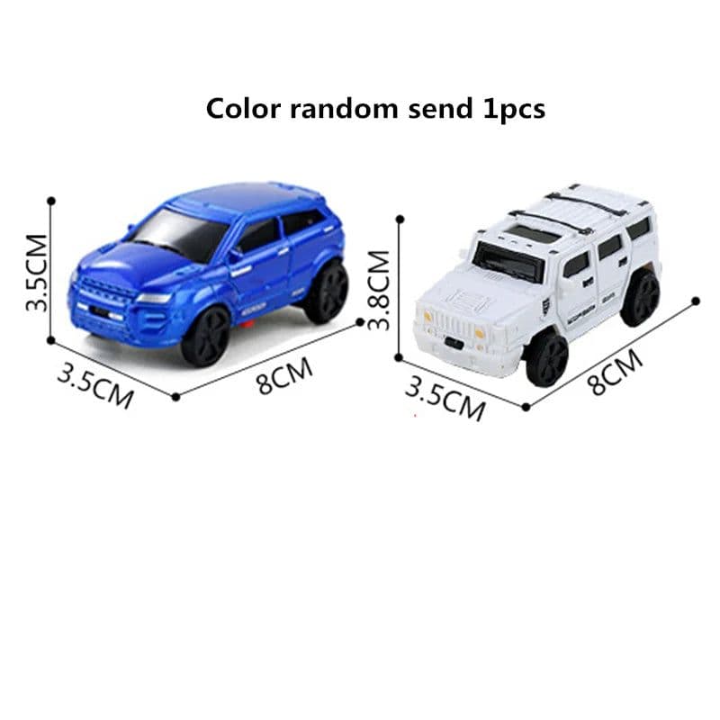 image-Electric Racing Rail Car Set – Fun 48/53/65PCS DIY Model Train Toys