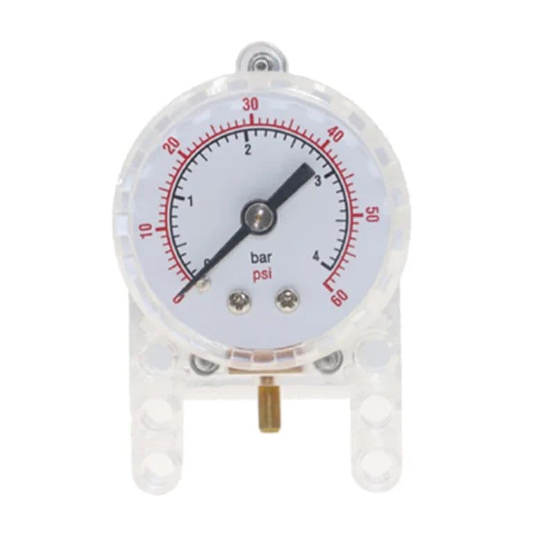 image-Stemedu Pneumatic Parts Barometer & Airtank for DIY Building Projects