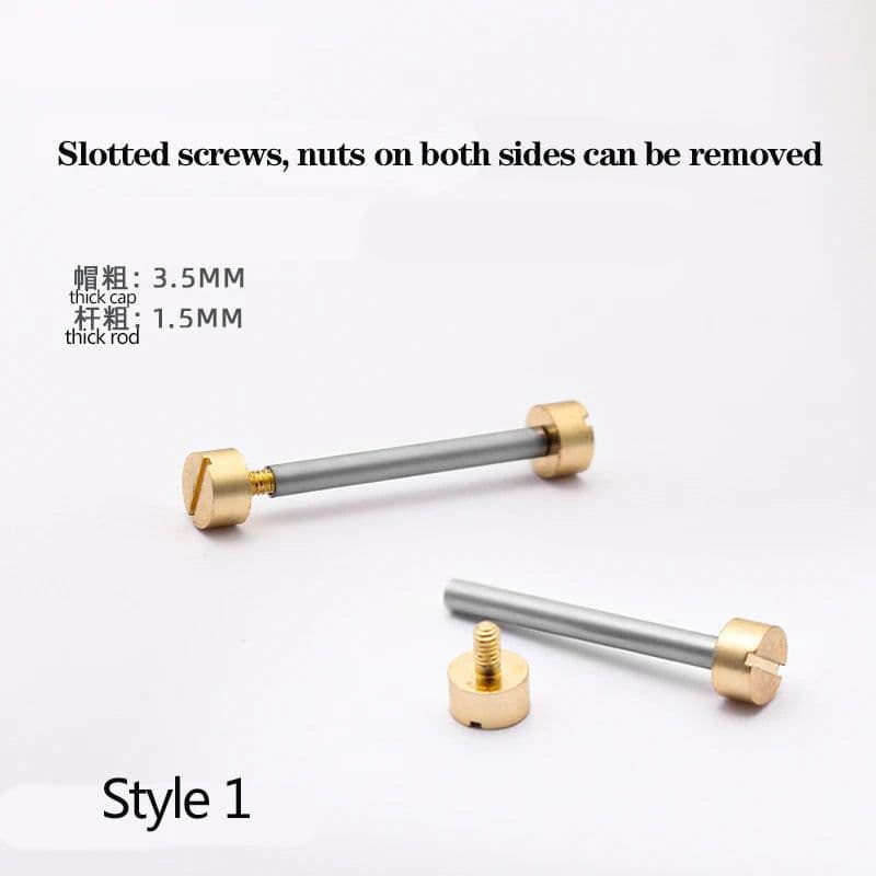 image-Versatile Stainless Steel Screw-In Watch Lug Stem Link Kit for Watchbands