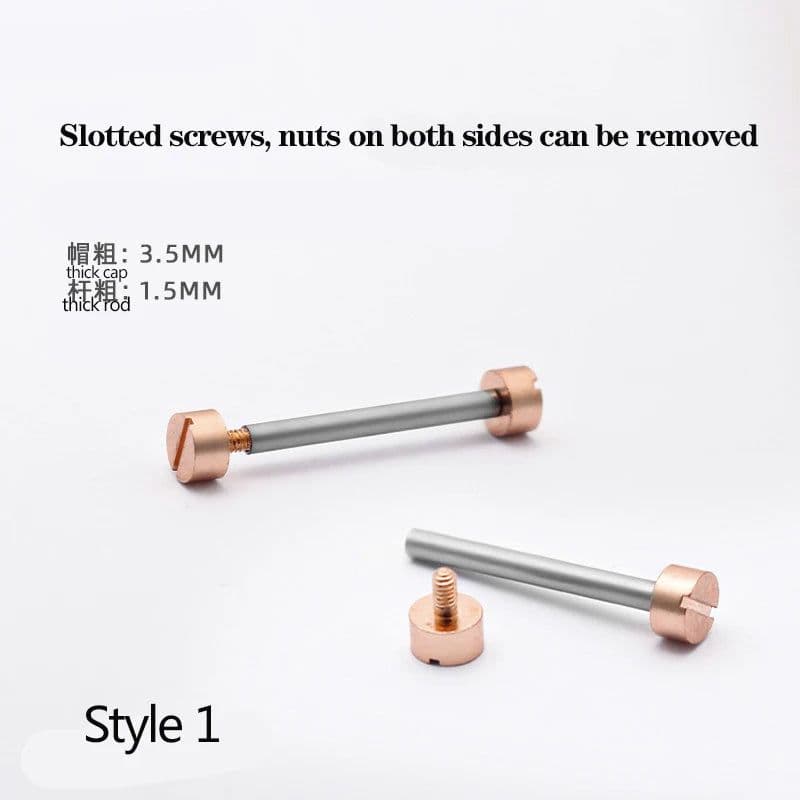 image-Versatile Stainless Steel Screw-In Watch Lug Stem Link Kit for Watchbands
