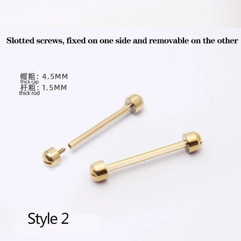 image-Versatile Stainless Steel Screw-In Watch Lug Stem Link Kit for Watchbands