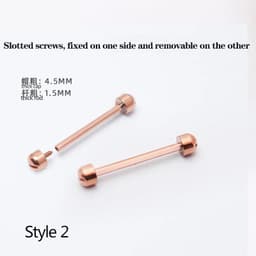 image-Versatile Stainless Steel Screw-In Watch Lug Stem Link Kit for Watchbands