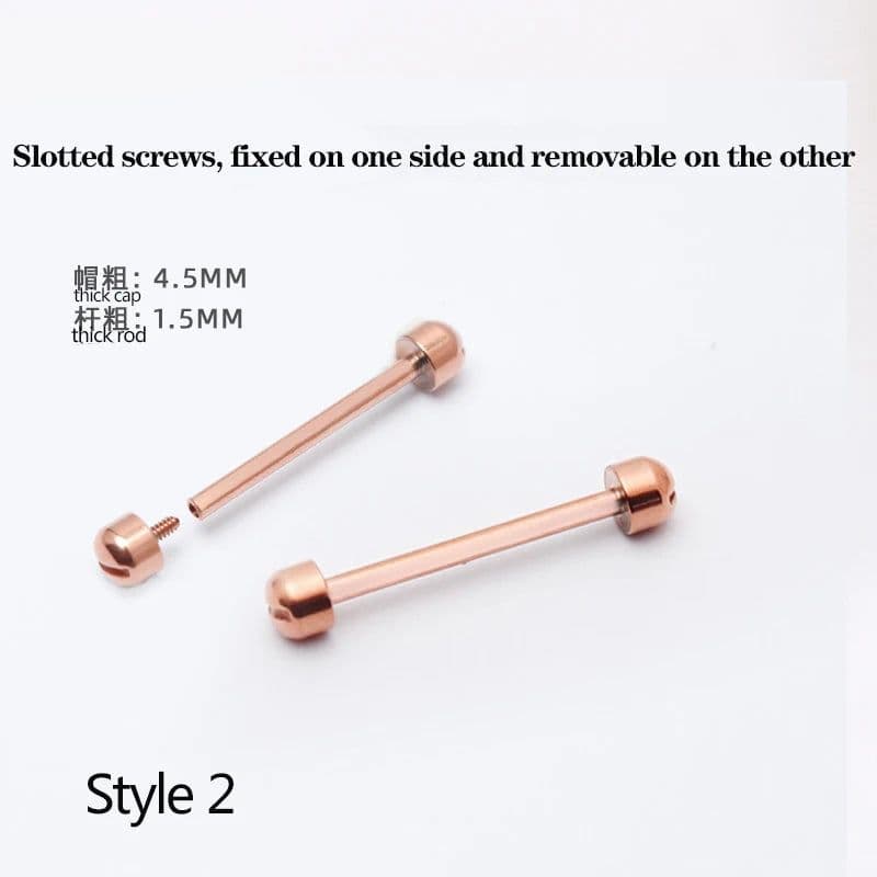 image-Versatile Stainless Steel Screw-In Watch Lug Stem Link Kit for Watchbands