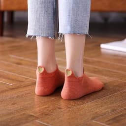 image-Cute Cartoon Heart Ankle Socks - Comfortable Cotton Casual Fun Socks