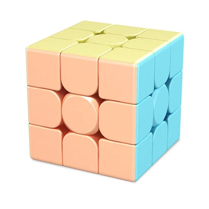image-Magic Cube 3x3x3 Stickerless Puzzle - Develops Skills & Relieves Stress