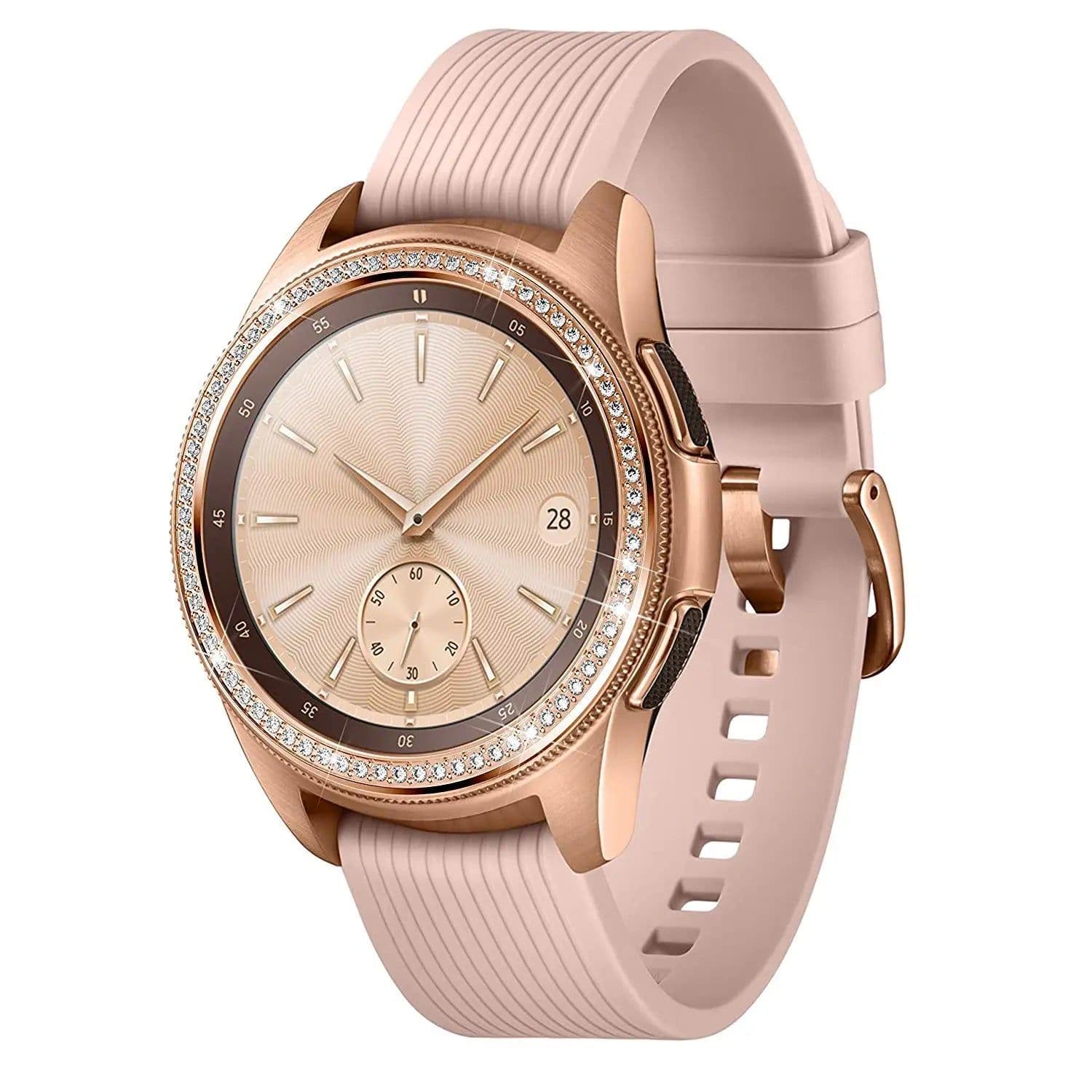 image-Diamond Bezel Ring for Samsung Galaxy Watch - Unique Protection & Style
