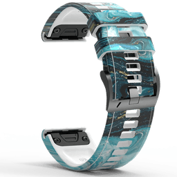 image-Quick Release Silicone Watch Strap for Garmin Fenix Series 22mm/26mm