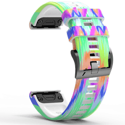 image-Quick Release Silicone Watch Strap for Garmin Fenix Series 22mm/26mm