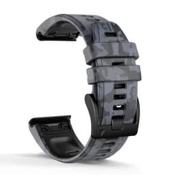image-Quick Release Silicone Watch Strap for Garmin Fenix Series 22mm/26mm