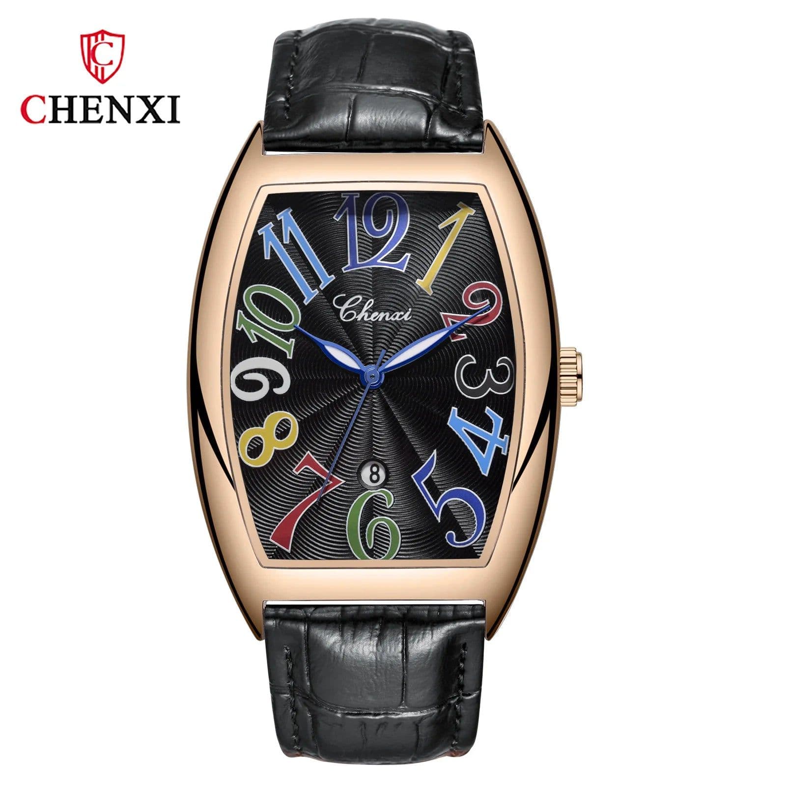 image-CHENXI Quartz Wristwatch with Auto Date and Water Resistance for Casual Wear
