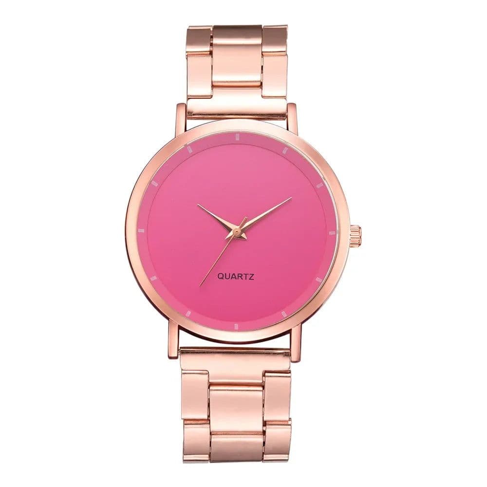 image-DQG Luxury Rose Gold Fashion Watch with Quartz Movement - Stylish Wrist Watch