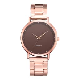 image-DQG Luxury Rose Gold Fashion Watch with Quartz Movement - Stylish Wrist Watch
